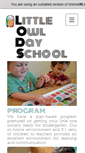Mobile Screenshot of littleowldayschool.com